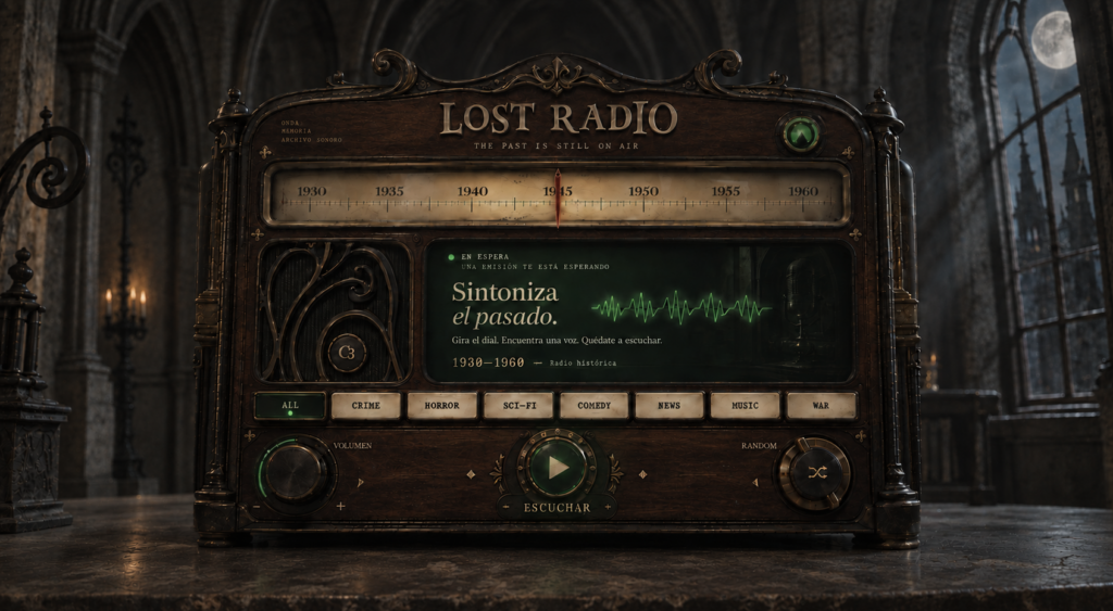 Vista de Lost Radio